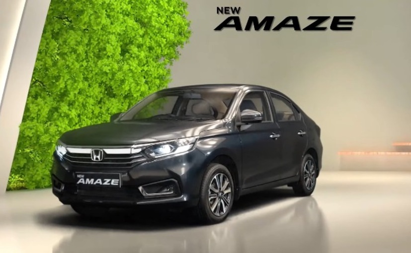 2021 Honda Amaze Facelift Launched In India; Prices Start At Rs. 6.32 Lakh