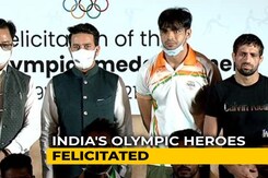 Neeraj Chopra, Other Medallists Honoured After Grand Welcome Neeraj Chopra, Other Medallists Honoured After Grand Welcome