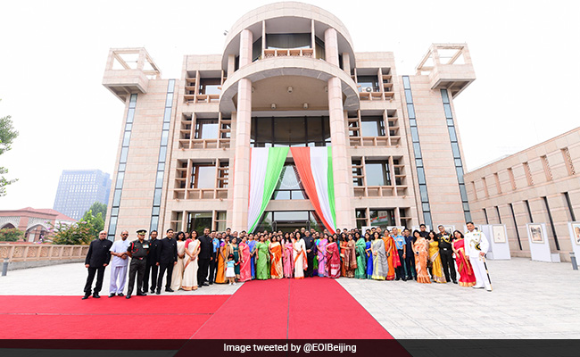 Indian Embassy In China Celebrates India's 75th Independence Day