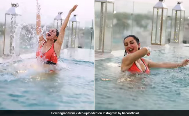 Tisca Chopra पूल में यूं चिल करती आईं नजर, वायरल हुआ ग्लैमरस Video