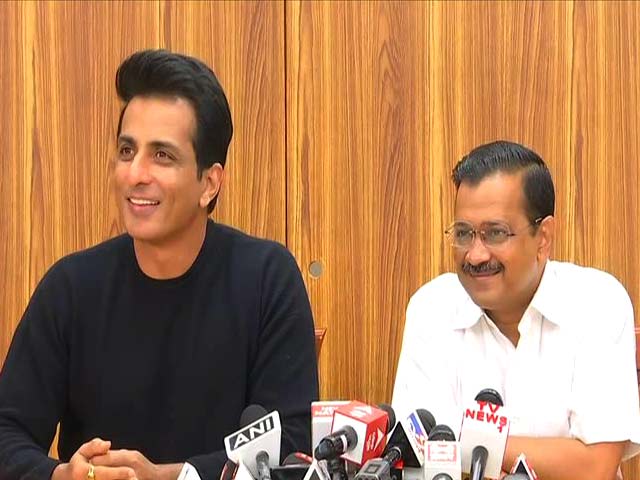 Actor Sonu Sood, Arvind Kejriwal On Delhi's Mentor Programme