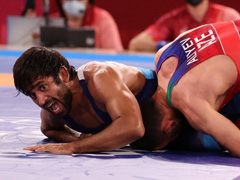 Olympics: Wrestler Bajrang Punia Loses In Semis, To Compete For Bronze