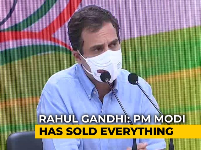 'PM Selling What India Built Over 75 Years': Rahul Gandhi On Monetisation