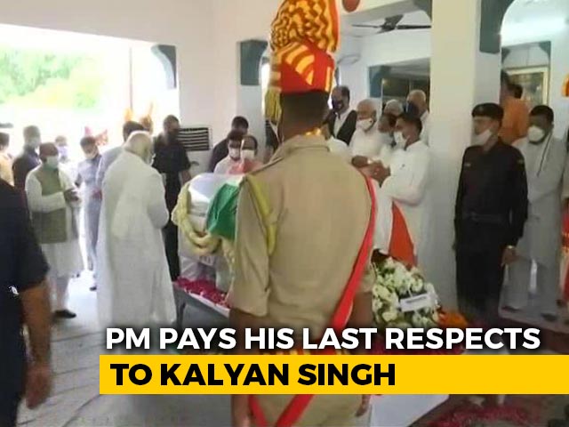 PM Modi Pays His Last Respects To Kalyan Singh