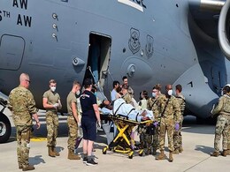 Afghan Woman Gives Birth To Baby Girl On US Military Plane In Germany Afghan Woman Gives Birth To Baby Girl On US Military Plane In Germany