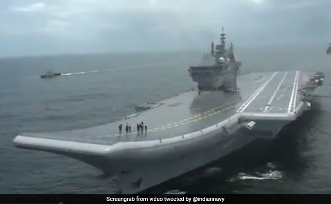 Indian Aircraft Carrier Vikrant Completes 5-Day Maiden Sea Voyage