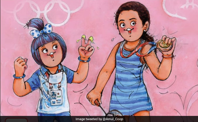 "PV Windhu": Amul Celebrates PV Sindhu's Olympic Bronze