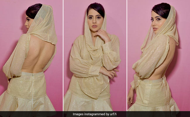 Urfi Javed's Backless Veiled Dress Says Business In The Front And Party At The Back