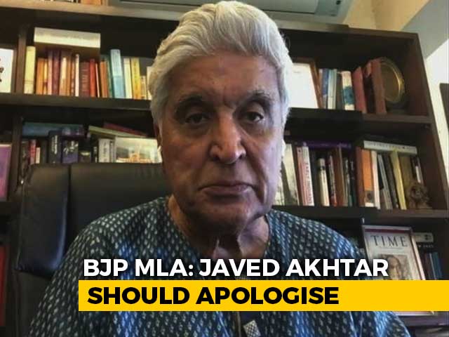 "Won't Allow Screening Of Javed Akhtar Films Till He Apologises": BJP MLA
