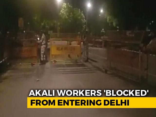 "Delhi Borders Sealed": Akali Dal Ahead Of 'Black Friday' Protest March