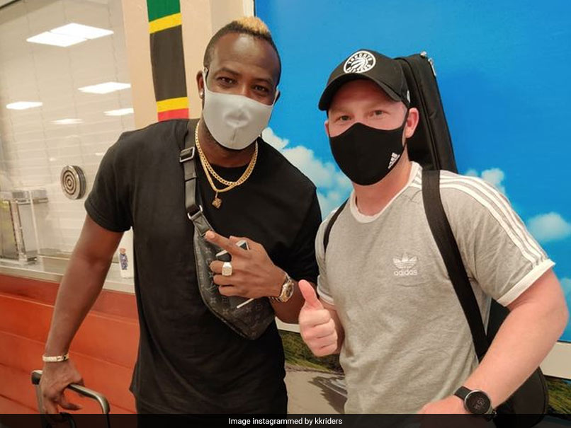 IPL 2021: KKRs Andre Russell, Sunil Narine, Tim Seifert Reach Abu Dhabi For IPL Resumption