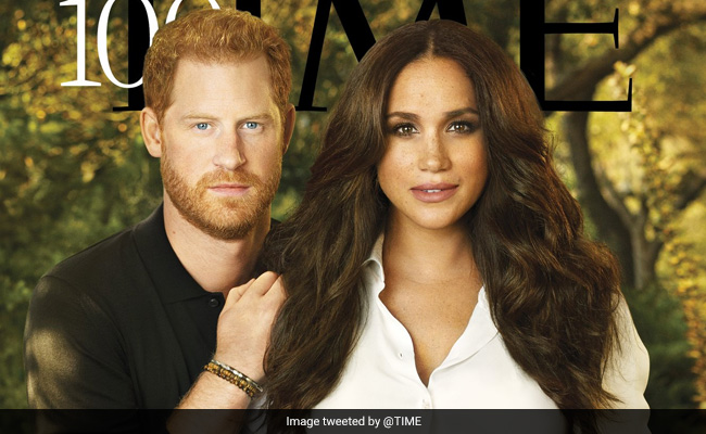 Harry And Meghan's Time Cover Roasted For Looking "Airbrushed, Fake"