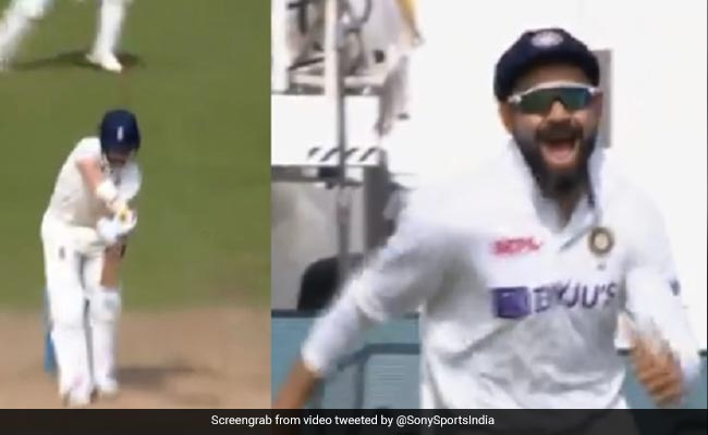 Video: शार्दुल की मैजिक गेंद पर आउट हुए बर्न्स, फिर कोहली को याद आए 'बेन स्टोक्स', ऐसे किया याद