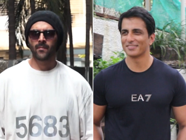 How Sonu Sood And Kartik Aaryan Spent Their Tuesday