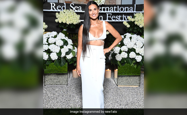 At 58, Demi Moore Is Slaying The Red Carpet In A Chic White Cutout Dress And How