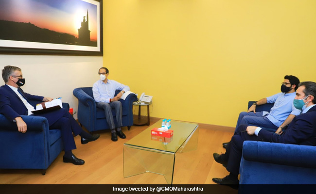 UK Envoy To India Meets Maharasthra Chief Minister Thackeray In Mumbai