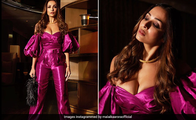 Malaika Arora Is Getting Her Friday Night Glam On In A Fabulous Pink Jumpsuit