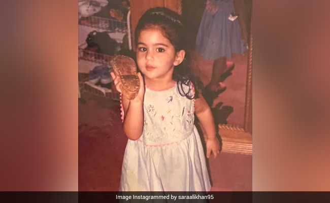 Warning: Throwback To Sara Ali Khan's First Birthday Is Overload Of Cute. Pic Inside