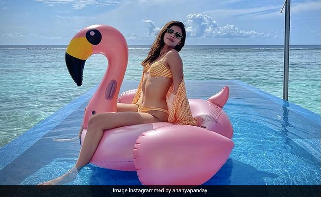 "Glamingo": Ananya Panday's Perfect Caption For These Stunning Pics From The Maldives
