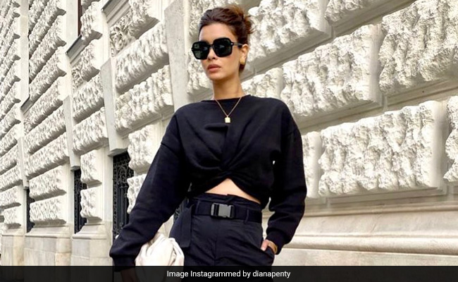 Diana Penty Takes Vienna By Storm In A Brilliant Black Outfit And A Rs 2 Lakh Bottega Veneta Pouch
