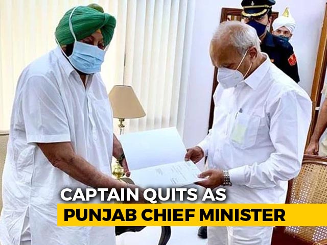 "Humiliated" Amarinder Singh Quits As Chief Minister, Says Options Open
