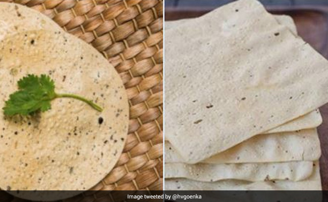 "No GST On Papad, Whatever Its Shape": Tax Body Corrects Harsh Goenka