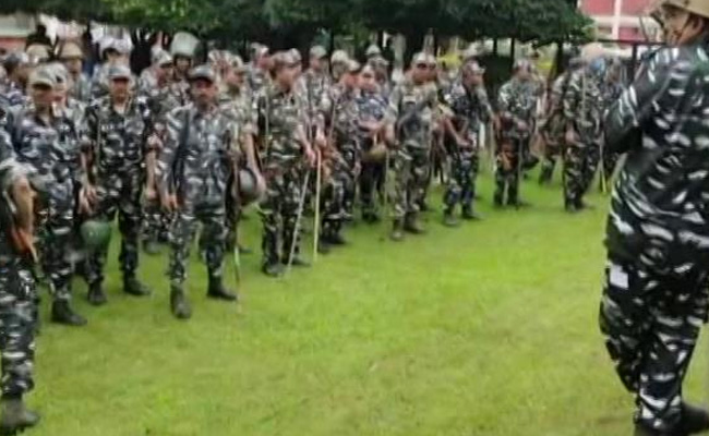 Ahead Of Farmers' Meet, Heavy Security In Haryana's Karnal