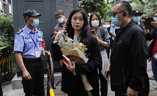 China's Landmark #MeToo Case Against State TV Host Returns To Court: Report