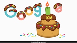 Google Celebrates 23rd Birthday With Animated Chocolate Cake Doodle