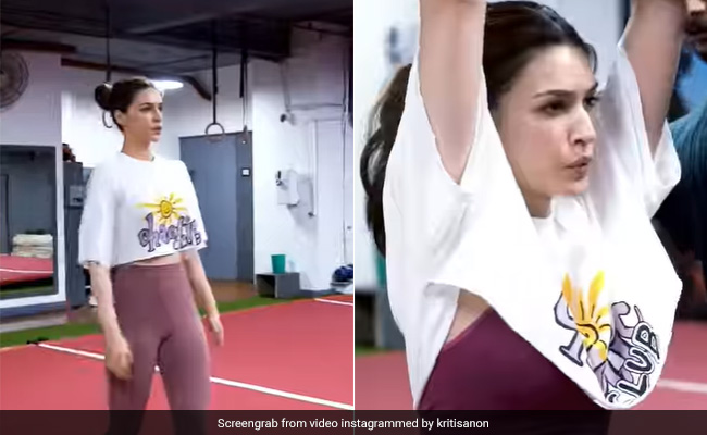 Kriti Sanon's Prep For <I>Ganapath</i> Is The Most Intense Episode Of Her "Sweat Series"