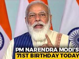 Video : As PM Turns 71, Centre Eyes Vaccination Record; 20-Day Mega Event Planned