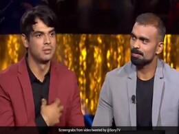 <I>Kaun Banega Crorepati 13</i>, Episode 20: Neeraj Chopra's ROFL Take On This <i>Silsila</i> Line Leaves Amitabh Bachchan And PR Sreejesh In Splits <I>Kaun Banega Crorepati 13</i>, Episode 20: Neeraj Chopra's ROFL Take On This <i>Silsila</i> Line Leaves Amitabh Bachchan And PR Sreejesh In Splits