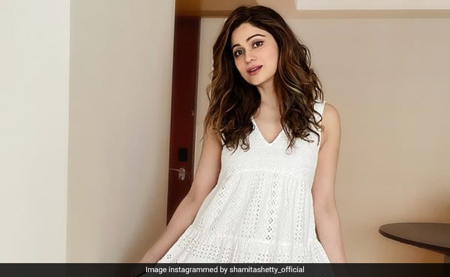 Shamita Shetty's "Love Of White" Turns Heads And How In This Breezy Dress