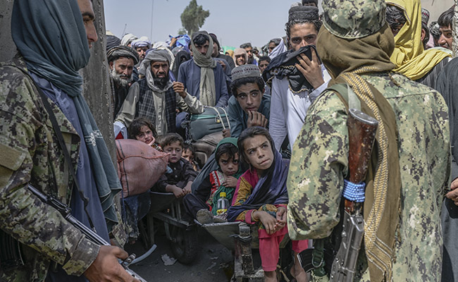 "It's Your Country": Taliban Stops At Border Afghans Trying To Flee To Pak