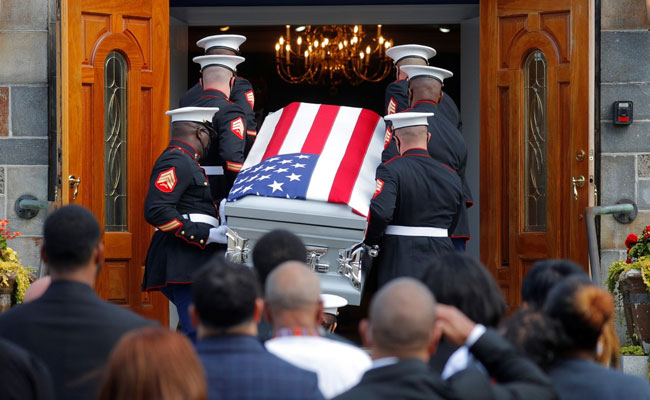 One Of The Last US Marines Killed In Afghanistan Returns Home In Casket