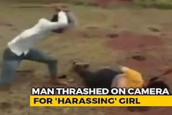 Man Thrashed On Camera For "Harassing" Girl In Madhya Pradesh; 3 On Run Man Thrashed On Camera For "Harassing" Girl In Madhya Pradesh; 3 On Run
