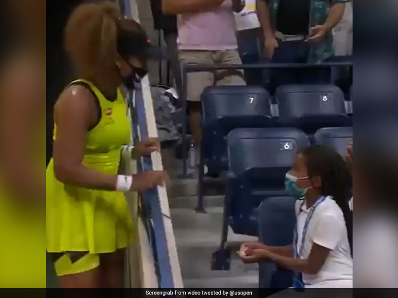 Watch: Naomi Osaka Gifts "Olympic Pin" To Young Fan At US Open