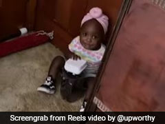 Watch: Dad Catches Daughter Stealing Cookie Jar, Her Reaction Is Too Cute To Miss