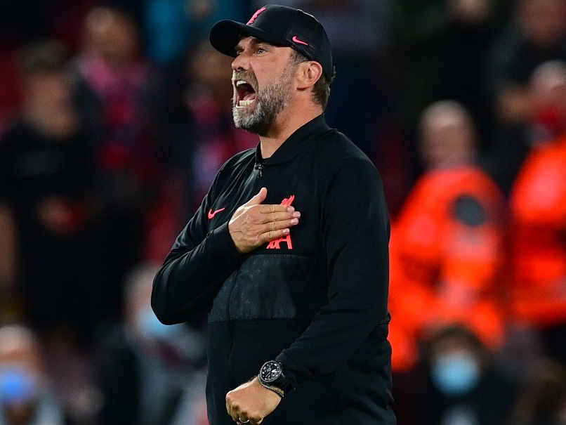 Watch Jurgen Klopp's Priceless Reaction After Jordan Henderson Slams Winner vs AC Milan
