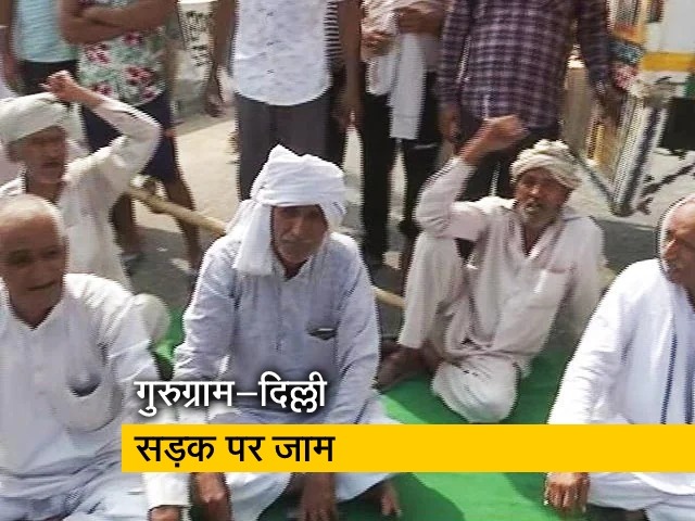 भारत बंद का दिखा व्यापक असर, गुरुग्राम-दिल्ली रुट पर लंबा जाम