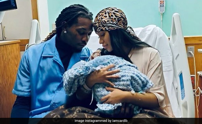 Cardi B And Offset Welcome Second Child, A Son; Post Pics From Hospital Room