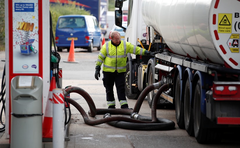 Britain Says Fuel Crisis Under Control, But Some Gas Pumps Still Empty