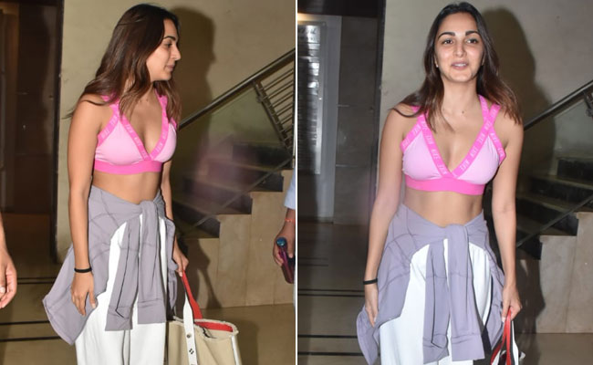 Kiara Advani Is Hip Hop Chic In A Pink Bralette And Rs 1 Lakh Christian Louboutin Bag