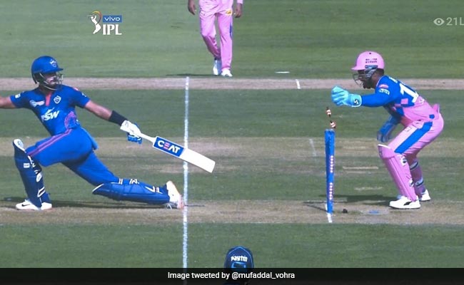 IPL 2021 Watch Sanju Samson Effects A Quick Stumping Of Shreyas Iyer DC vs RR IPL 2021 Watch Sanju Samson Effects A Quick Stumping Of Shreyas Iyer DC vs RR