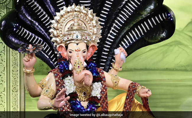 Subdued Celebrations At Mumbai's Lalbaugcha Raja Amid Covid Restrictions