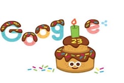 Google Celebrates 23rd Birthday With Special Cake-Themed Doodle Google Celebrates 23rd Birthday With Special Cake-Themed Doodle