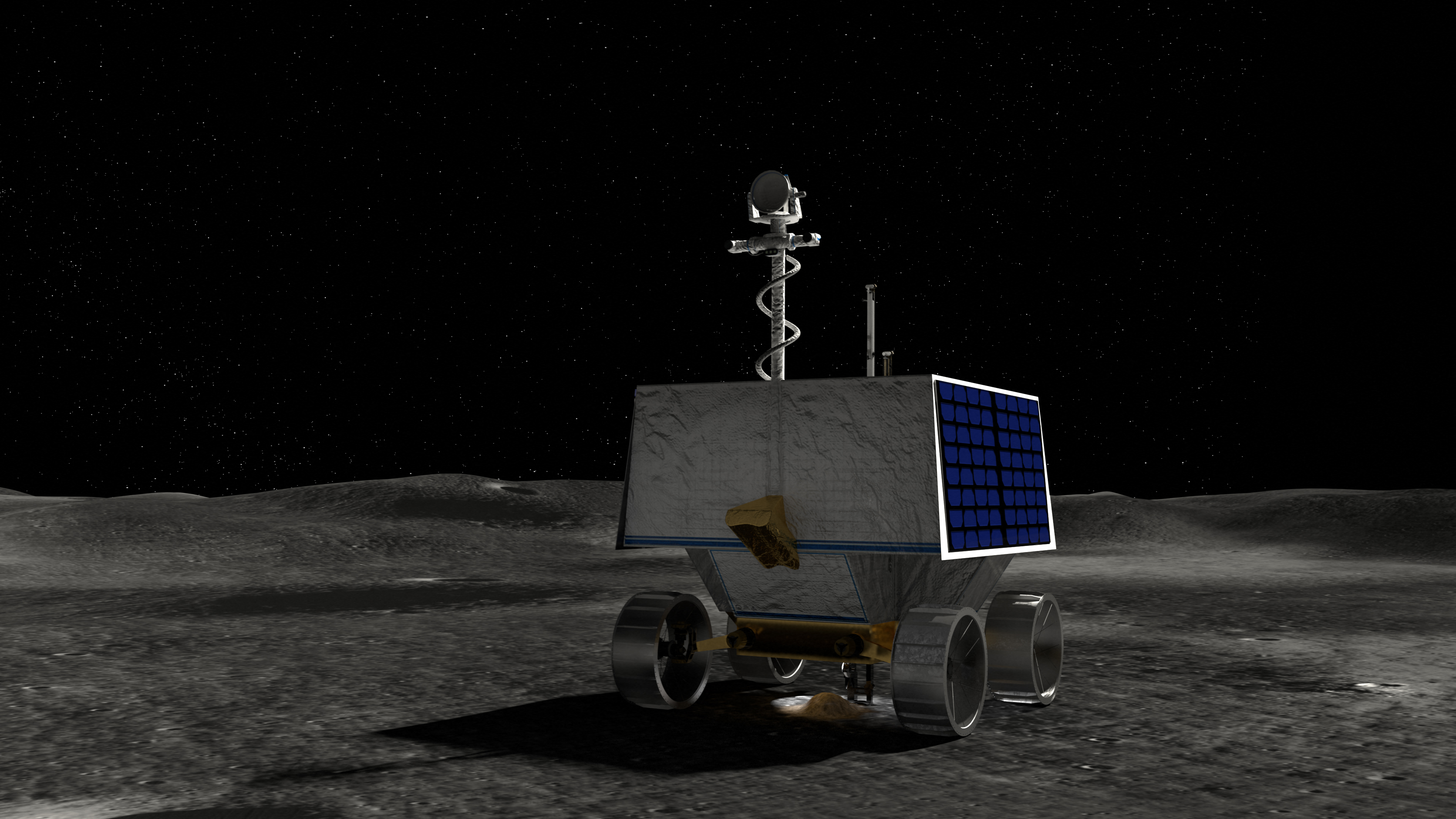 NASA Selects Moon Site For Ice-Hunting Rover