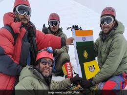 Indo-Tibetan Border Police Team Conquers Balbala Peak In Uttarakhand Indo-Tibetan Border Police Team Conquers Balbala Peak In Uttarakhand