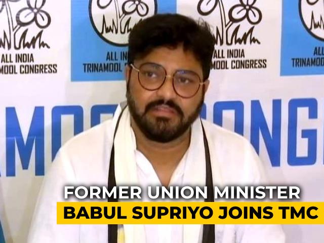 Babul Supriyo, Till Recently A Union Minister, Joins Team Mamata