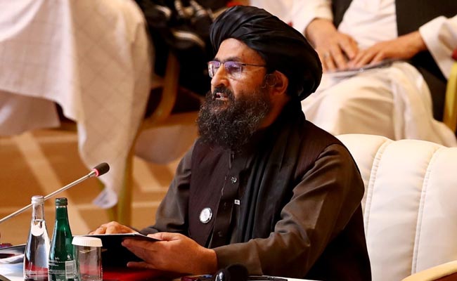 To Fight "Enemy Propaganda", Taliban's Baradar Seen On TV With Written Statement